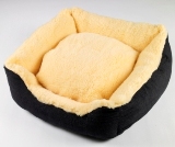 Senior gold cosy dog bed